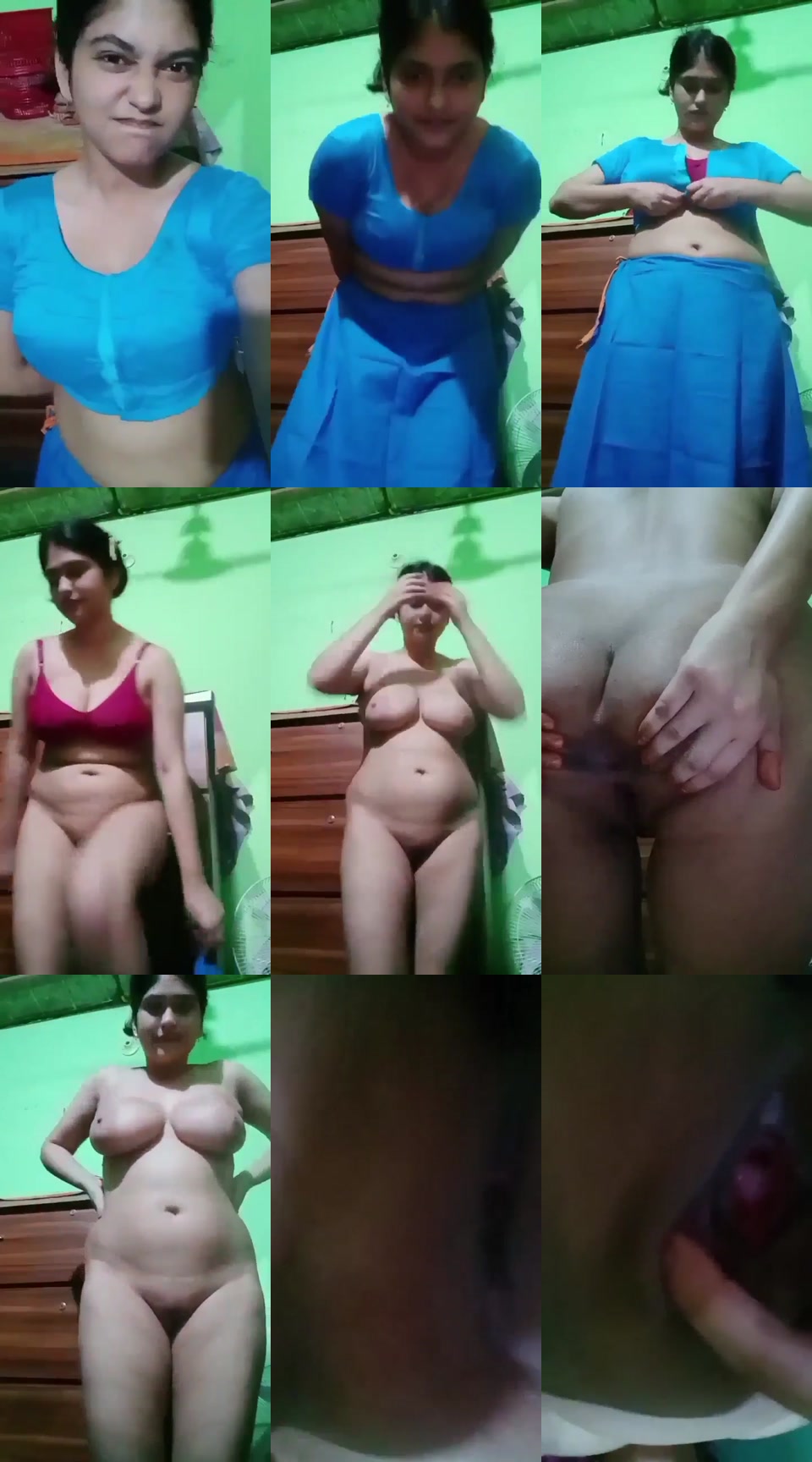 Beautiful girl shows her big-boobs and ass in an X video mms