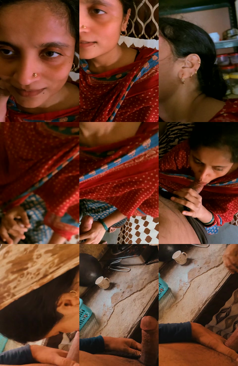Desi mms of a bhabhi teasing her devar and sucks his dick